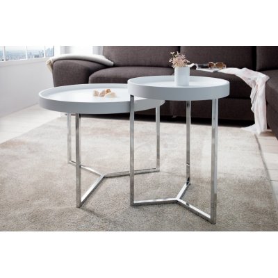  Stolik kawowy Modular 40 cmweiss silber
