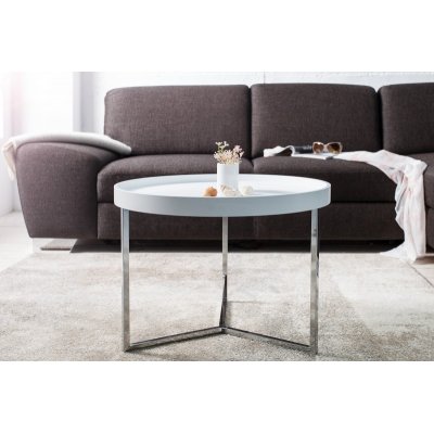  Stolik kawowy Modular 60 cm. weiss silber