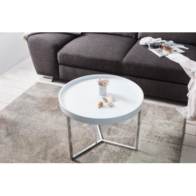  Stolik kawowy Modular 60 cm. weiss silber