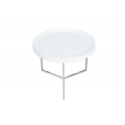  Stolik kawowy Modular 60 cm. weiss silber