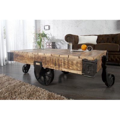  Stolik kawowy Railway 120 cm Mango