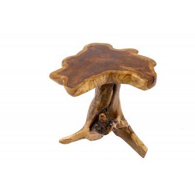 Stolik kawowy Root 40 cm drewno tekowe