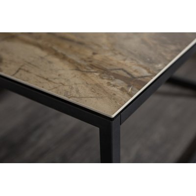  Stolik kawowy Symbiose  100 cm. Marmor - Optik keramik