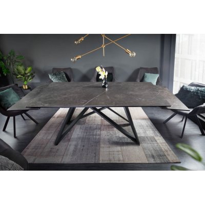  Stół Atlas 180 cm - 220 cm 260 cm. Keramik Graphit
