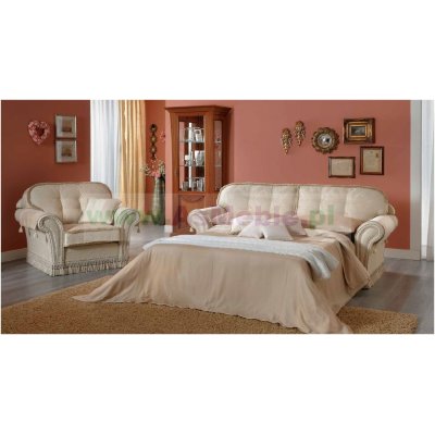 sofa Decor włoska sofa stylowa 2-osobowa rozkładana
