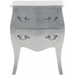 Romantic silver - komoda mini w kolorze srebrnym