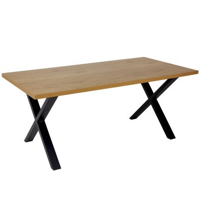  Stół loft 160 cm Eichen optik X Gestell