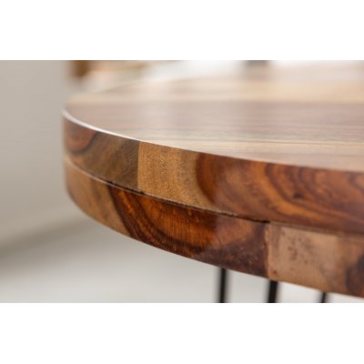  Stół Makassar 80 cm rund Sheesham