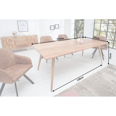  Stół Mystic Living 160 cm Akacja