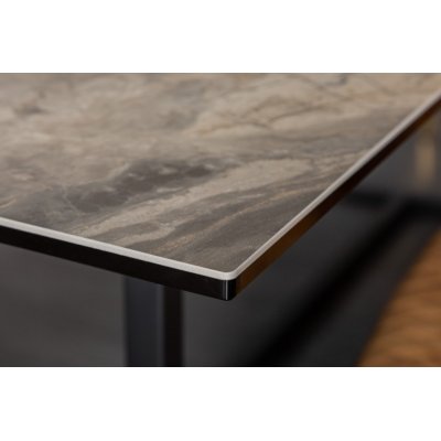  Stół Symbiose 200 cm . z ceramicznym blatem w optyce marmuru 