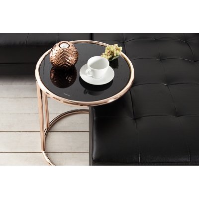  Stolik  boczny Art deco 50 cm kupfer schwarz