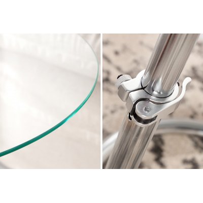  Stolik boczny Efect 50-70 cm silber