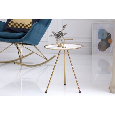  Stolik kawowy Simply  Clever 36 cm weiss gold