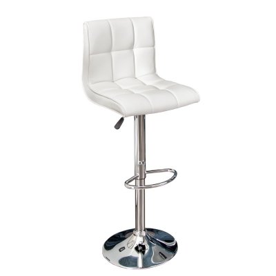  Krzesło barowe Modena 90-115 cm białe