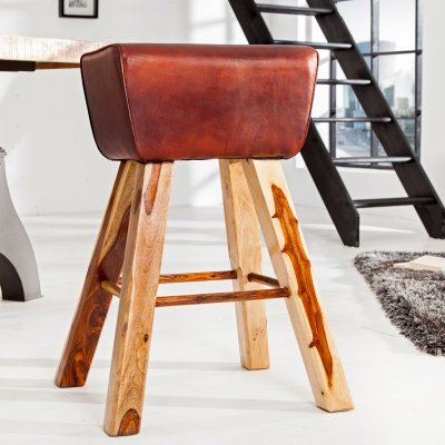  Hoker barowy BOCK 75 cm skóra