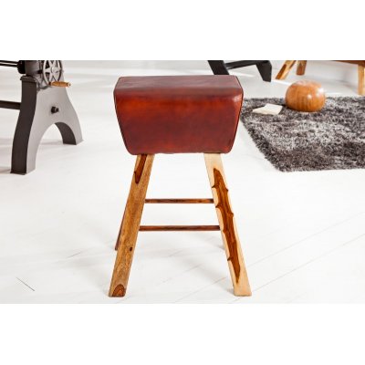  Hoker barowy BOCK 75 cm skóra