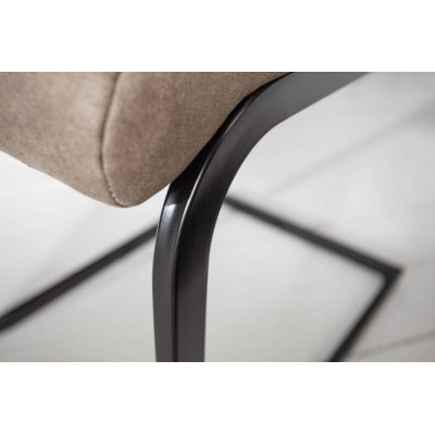  Krzesło  Freischwinger Apartment antik taupe schwarz