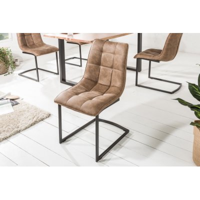   Krzesło Freischwinger Miami taupe braun