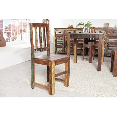  Krzesło Jakarta 95 cm z drewna z recyklingu