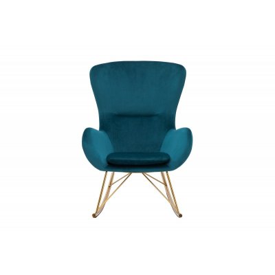  Fotel bujany Scandinavia Swing turkusowy