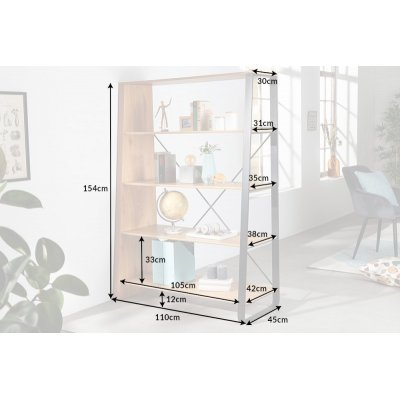  Półka industrialna STUDIO 154 cm