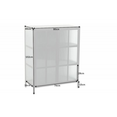  Witryna przemysłowa DURA STEEL 80cm