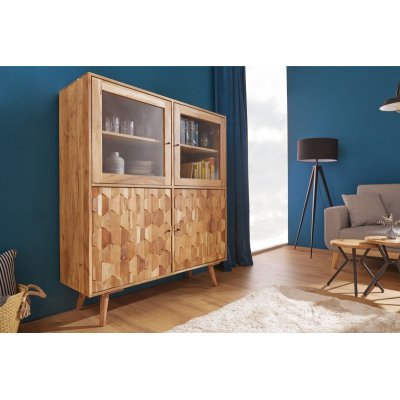   Kredens z litego drewna MYSTIC LIVING 140 cm