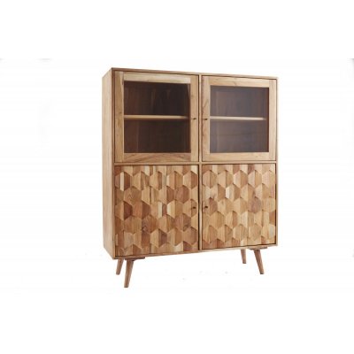   Kredens z litego drewna MYSTIC LIVING 140 cm