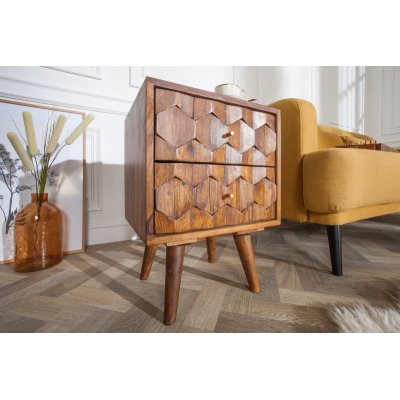  Szafka nocna Mystic living 40 cm Sheesham