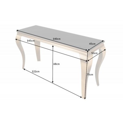  Konsola Barock 140 cm złota