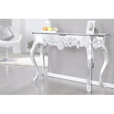  Konsola Venice Srebrna 110 cm 