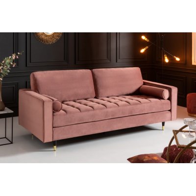 Sofa Cazy Velvet różowa