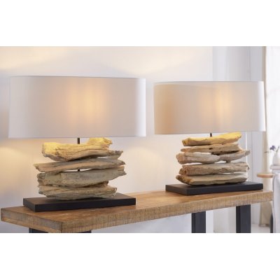   Lampa stołowa  Riverine  z drewna dryfującego