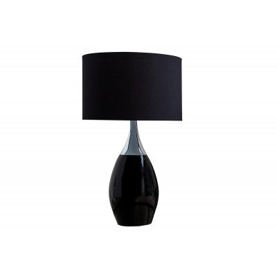  Lampa stołowa Carla 60 cm czarna