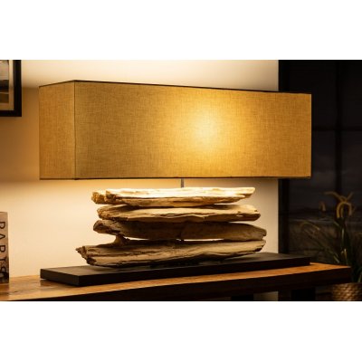  Lampa stołowa Riverine II z drewna