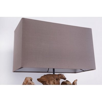  Lampa stołowa z drewna Aragon