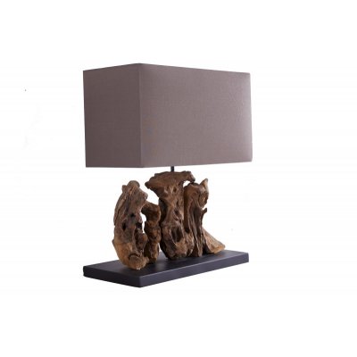  Lampa stołowa z drewna Aragon
