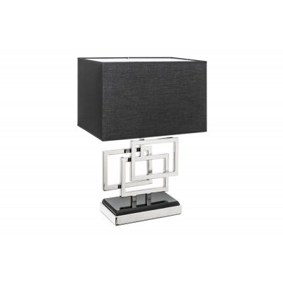  Lampa stołowa Leonor 56 cm srebrna