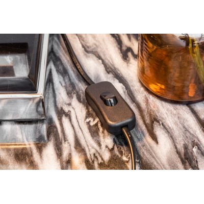  Lampa stołowa Leonor 56 cm srebrna
