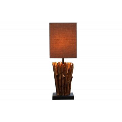  Lampa stołowa Driftwood Euphoria szaro brązowa 