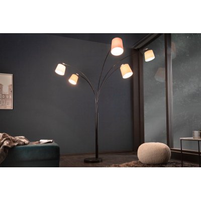 Lampa podłogowa Levels Biało beżowo brązowa