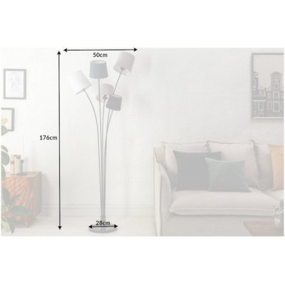  Lampa podłogowa Levels 176 cm 5 kloszy