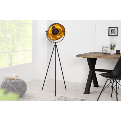 Lampa podłogowa Studio 145 cm czarno złota