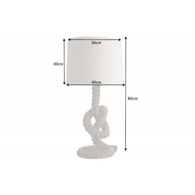  Lampa stołowa Seven Seas 80 cm 