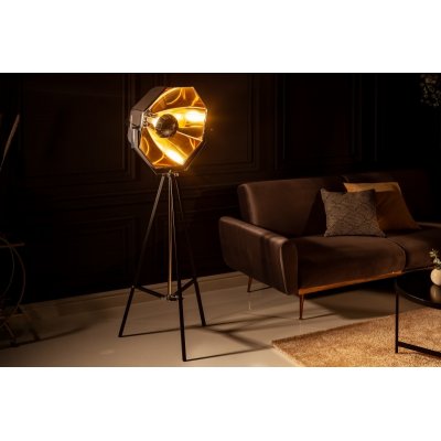  Lampa  podłogowa Studio 160 cm czarno złota