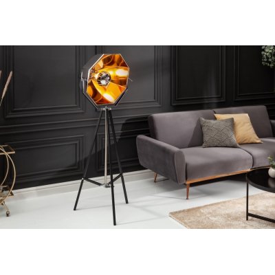  Lampa  podłogowa Studio 160 cm czarno złota