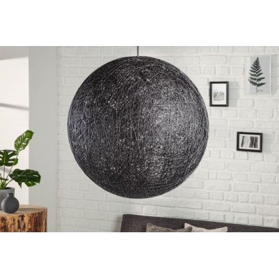  Lampa wisząca Cocooning czarna 60 cm