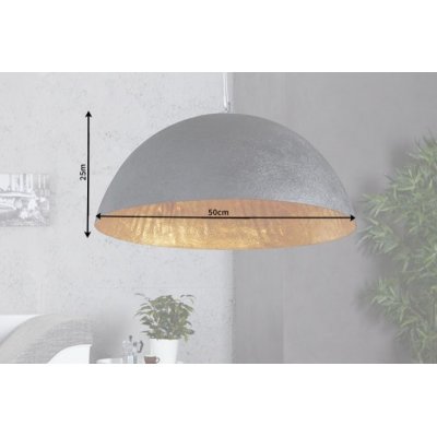  Lampa wisząca Glow czarno złota 50 cm