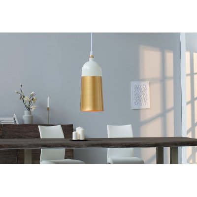  Lampa wisząca Modern Chic I biało złota