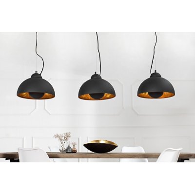 Lampa wisząca Studio czarno złota